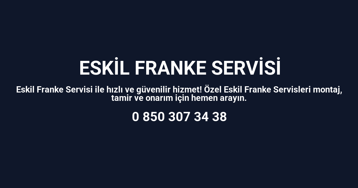 Eskil Franke Servisi